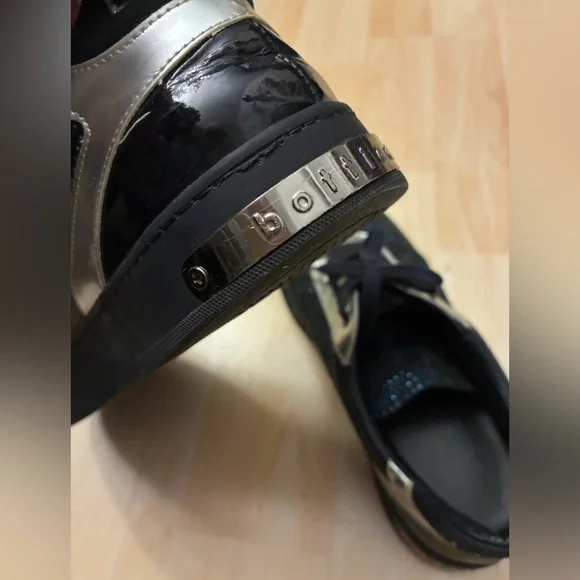 Limited edition Boticelli Blue Leather sneakers - Picture 3 of 16